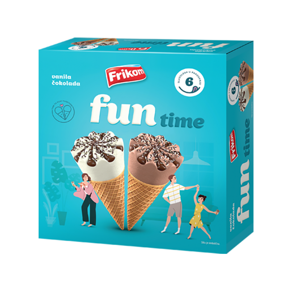 Frikom Fun Time kornet multipak